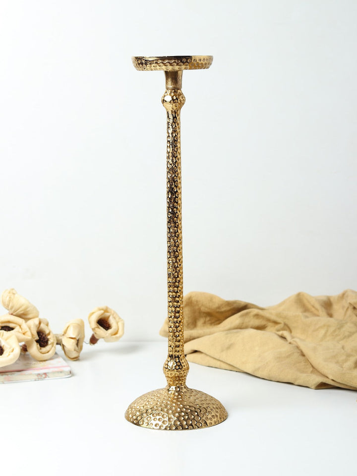 Expobazaar Harrington Large Gold candle holder