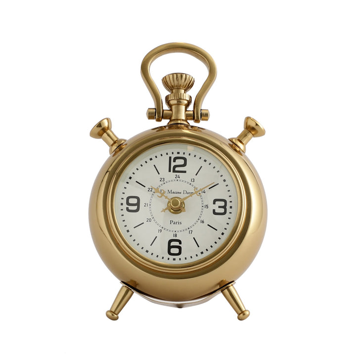 Expobazaar The Belvedere Table Clock Gold