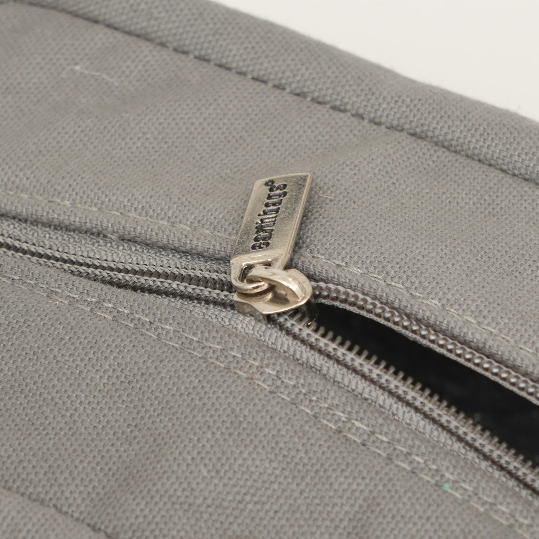 Thermal Insulated Canvas Lunch Bag, Grey, View 4