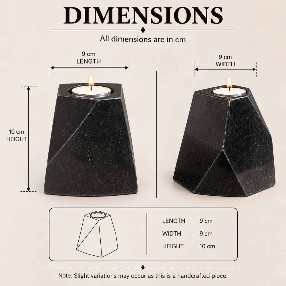 Resistencia Marble Candle Holder
