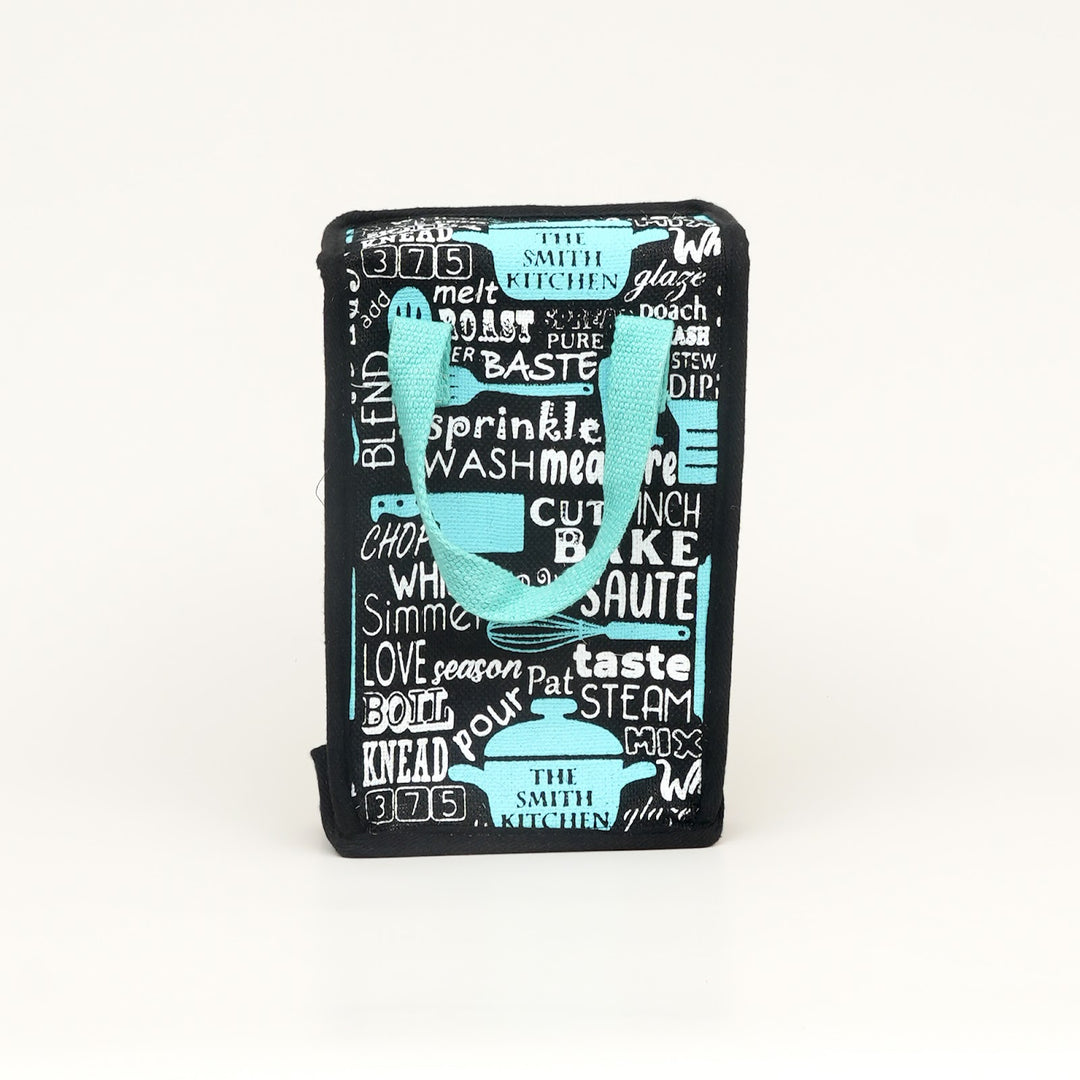 Insulated Jute Lunch Bag, Kitchen Print, View 4