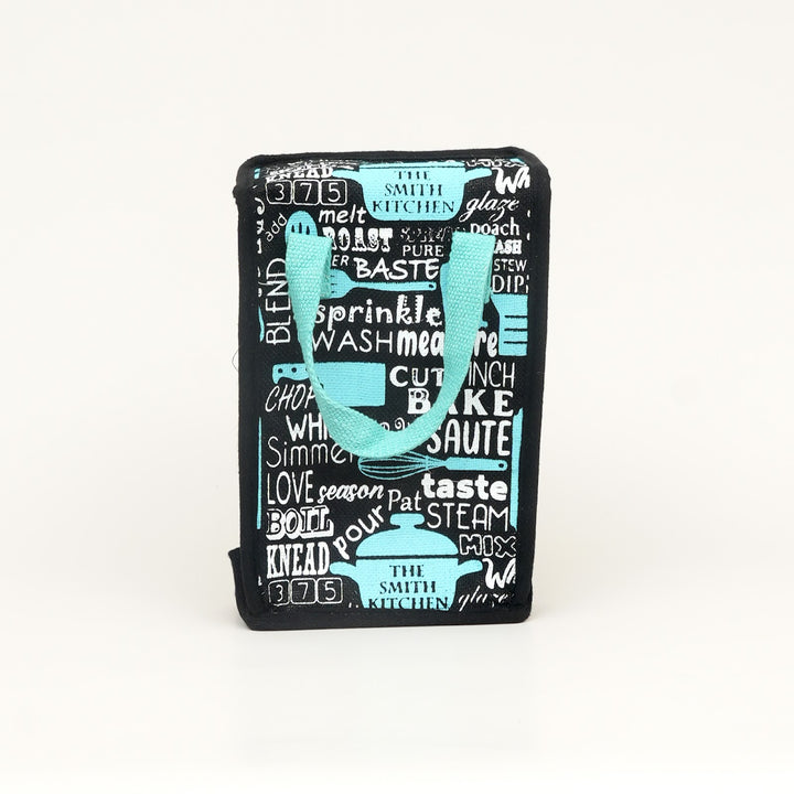Insulated Jute Lunch Bag, Kitchen Print, View 4