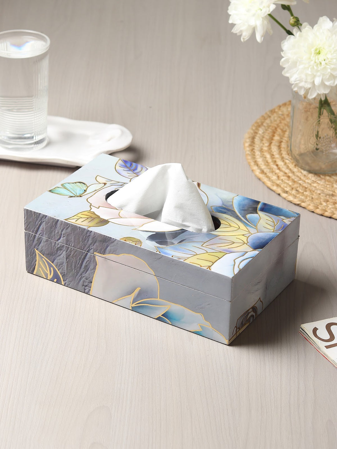 Expobazaar Azure Whisper Tissue Box