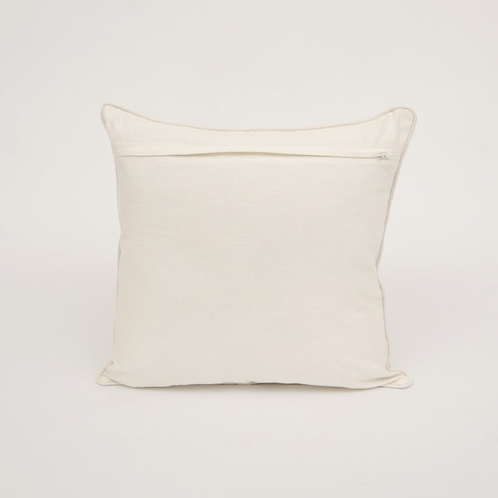 Silver Foil Print Cotton Slub Cushion Cover, View 5