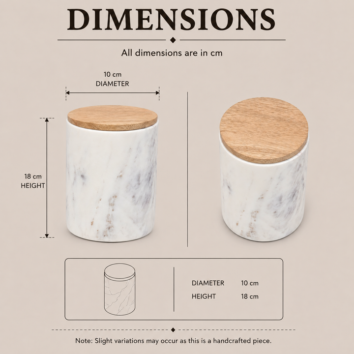 Salta Marble Storage Canister