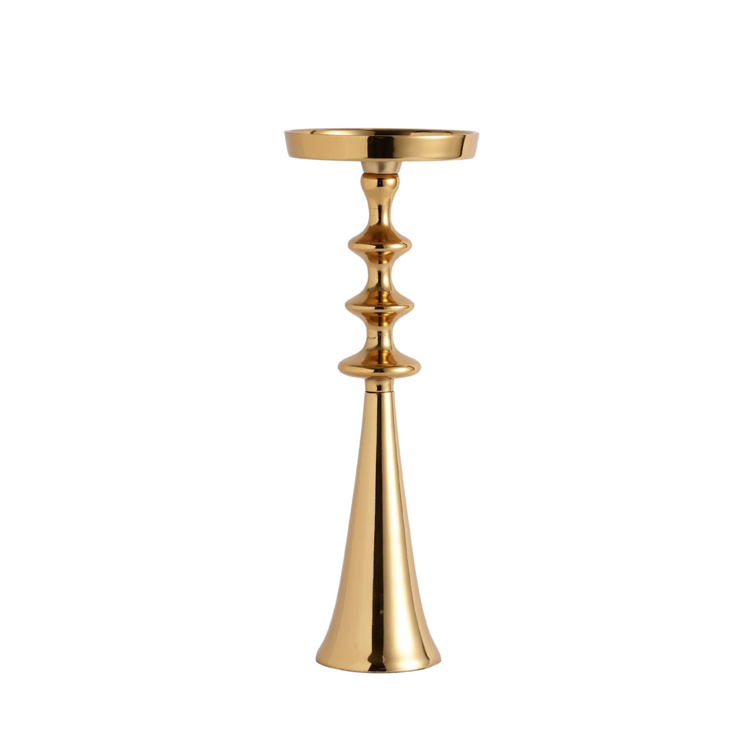 Expobazaar Altar Flame Gold Candle Holder