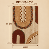 Abstract Arches Jute and Wool Wall Art