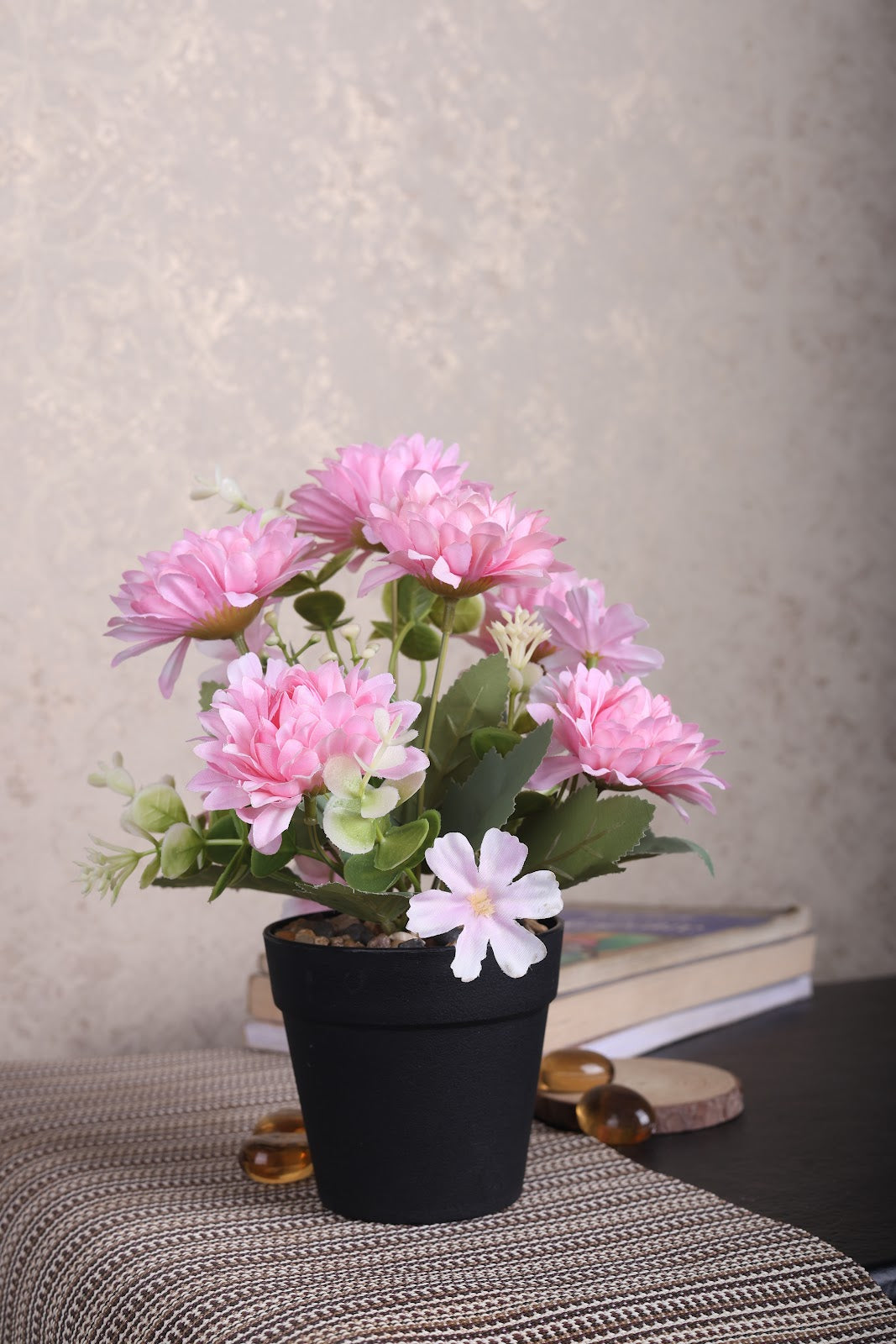 Expobazaar Elegant Artificial Dahlia Flower Bunch for Home Decor