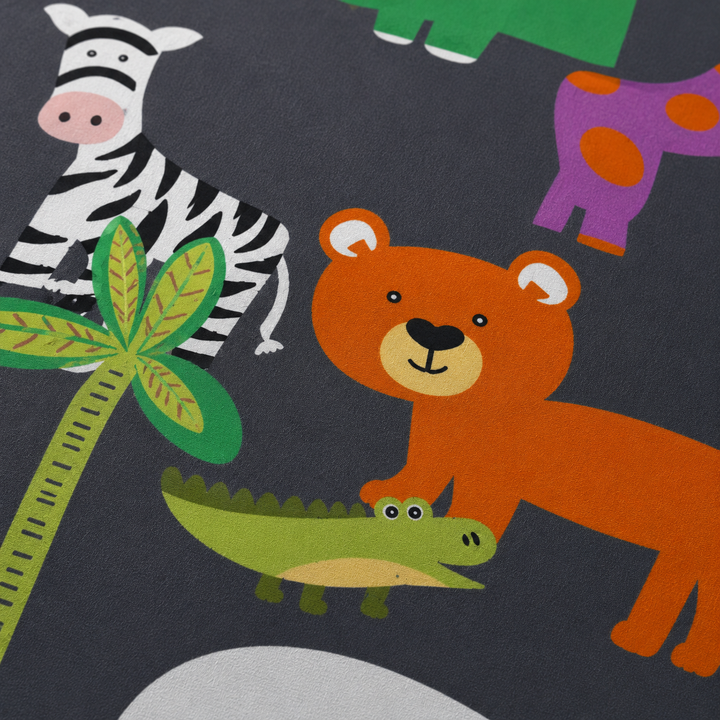 Kids Adventurous Animal Print Bedsheet