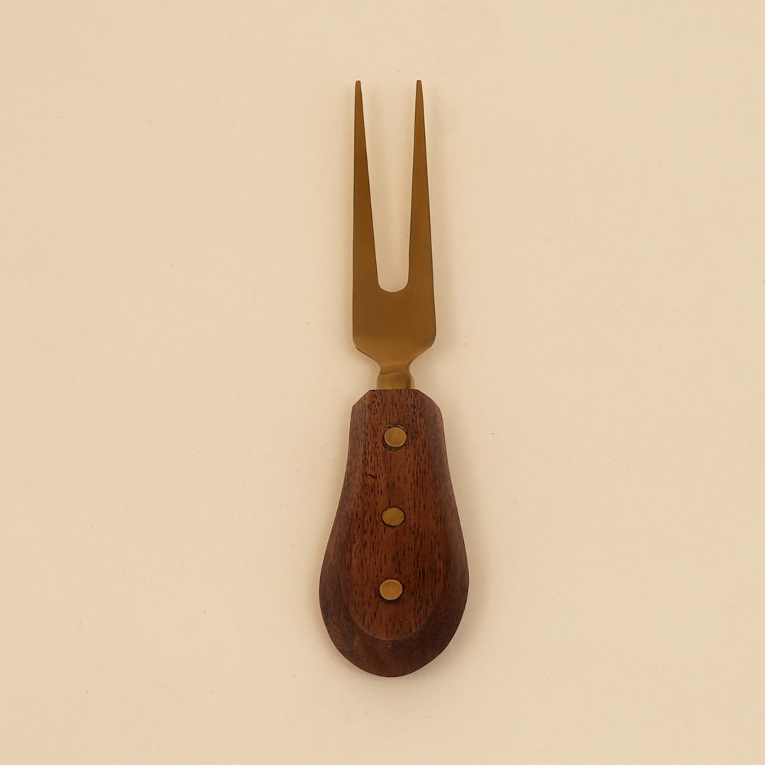 Cheese knife and spreader serving set