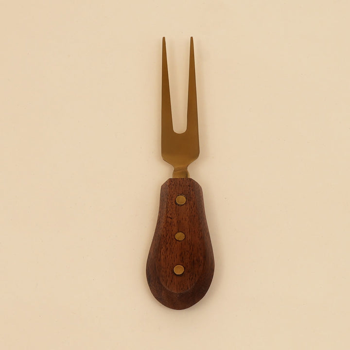 Cheese knife and spreader serving set