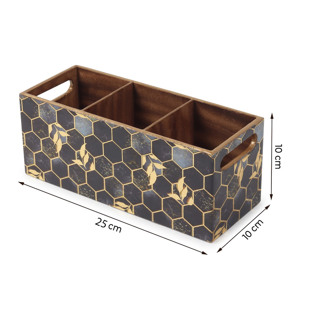 Expobazaar Gilded Hive Cutlery holder