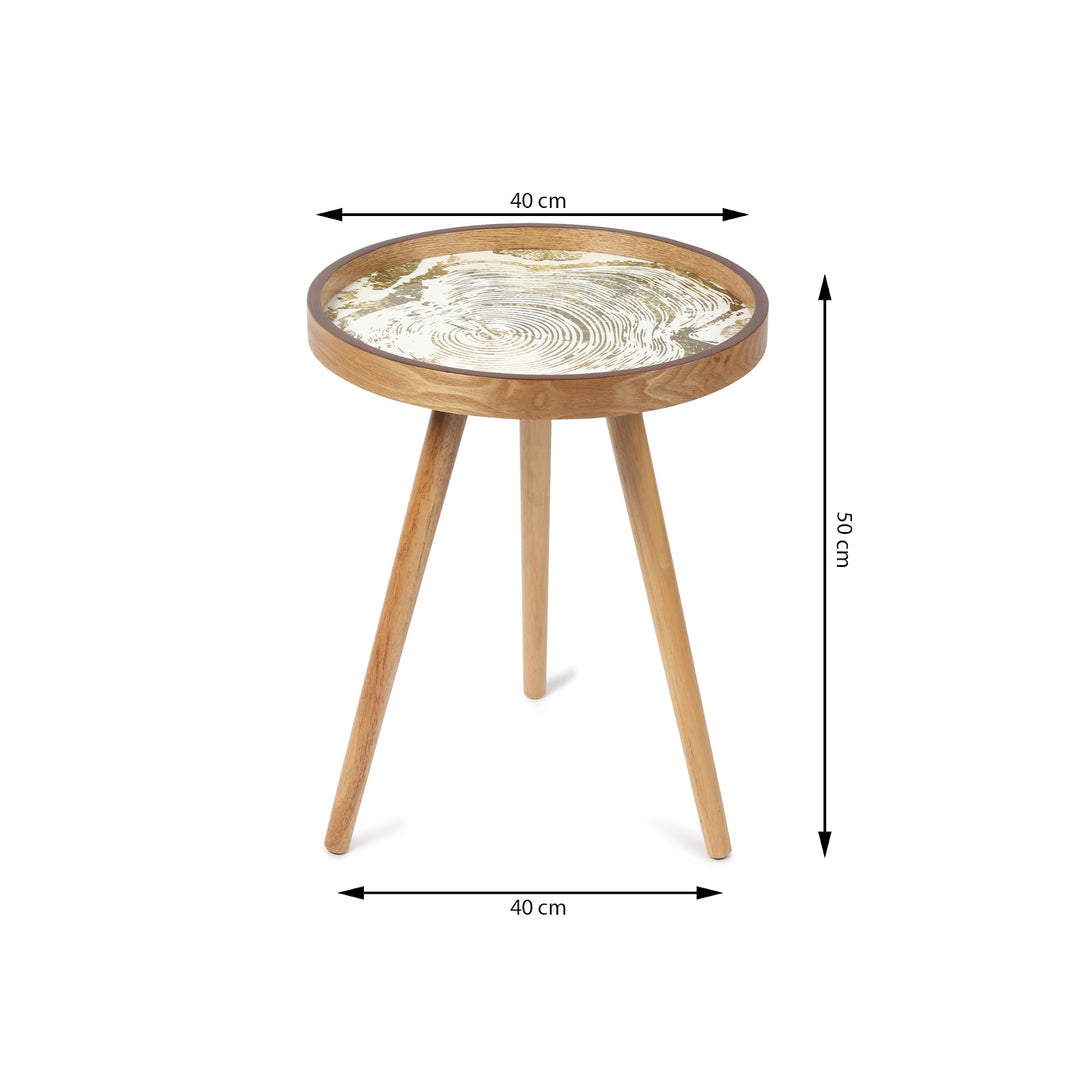 Expobazaar Oakveil Brown Table Set of 2