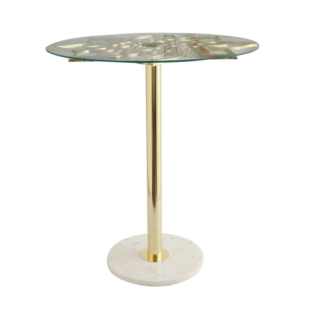Expobazaar Eden's Flower - Gold Side Table