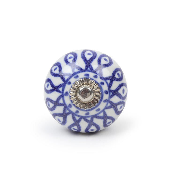 Virelia Hand Painted Ceramic Wardrobe Knobs Set of 6 view 4