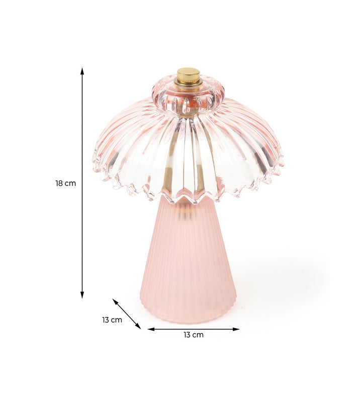Cressa Crystelle Sculpted Glass Table Lamp Style 1 view 3