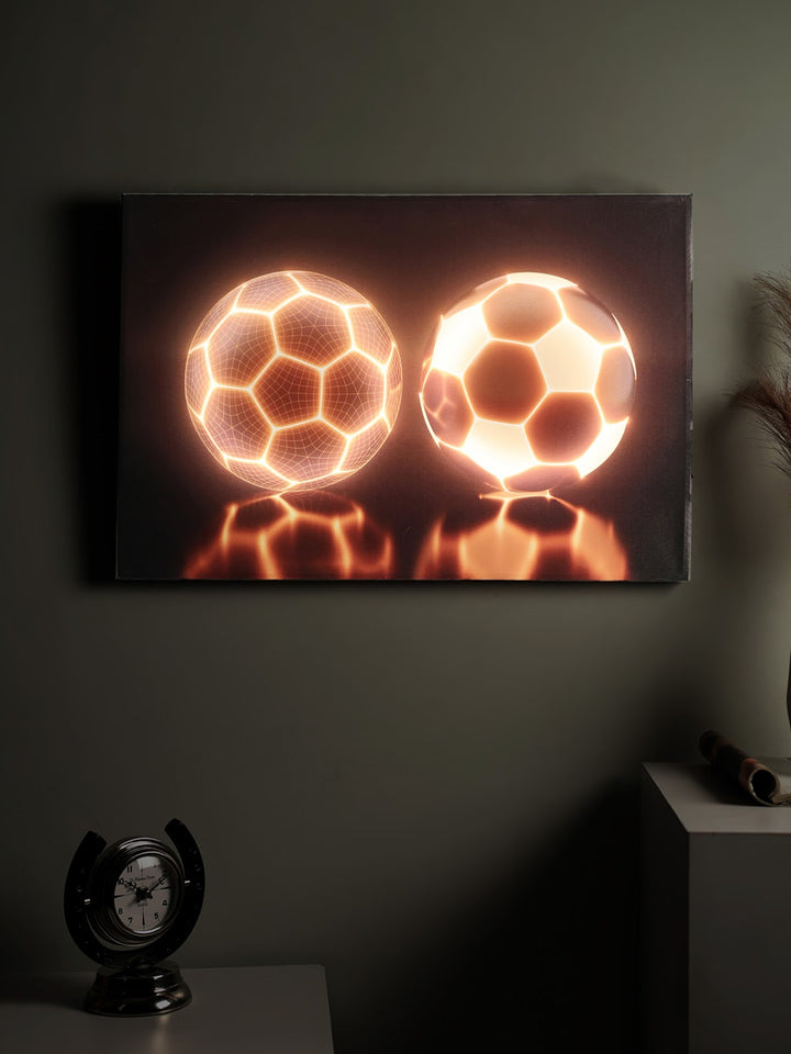 Expobazaar Soccer Ablaze Led Wall Art