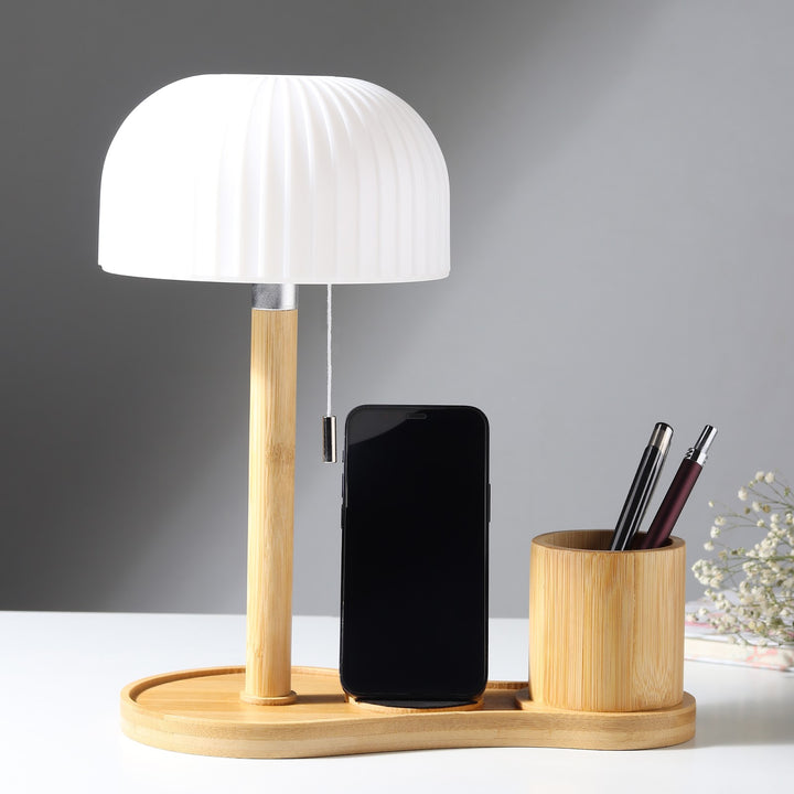 Expobazaar Mush Wood Study Lamp