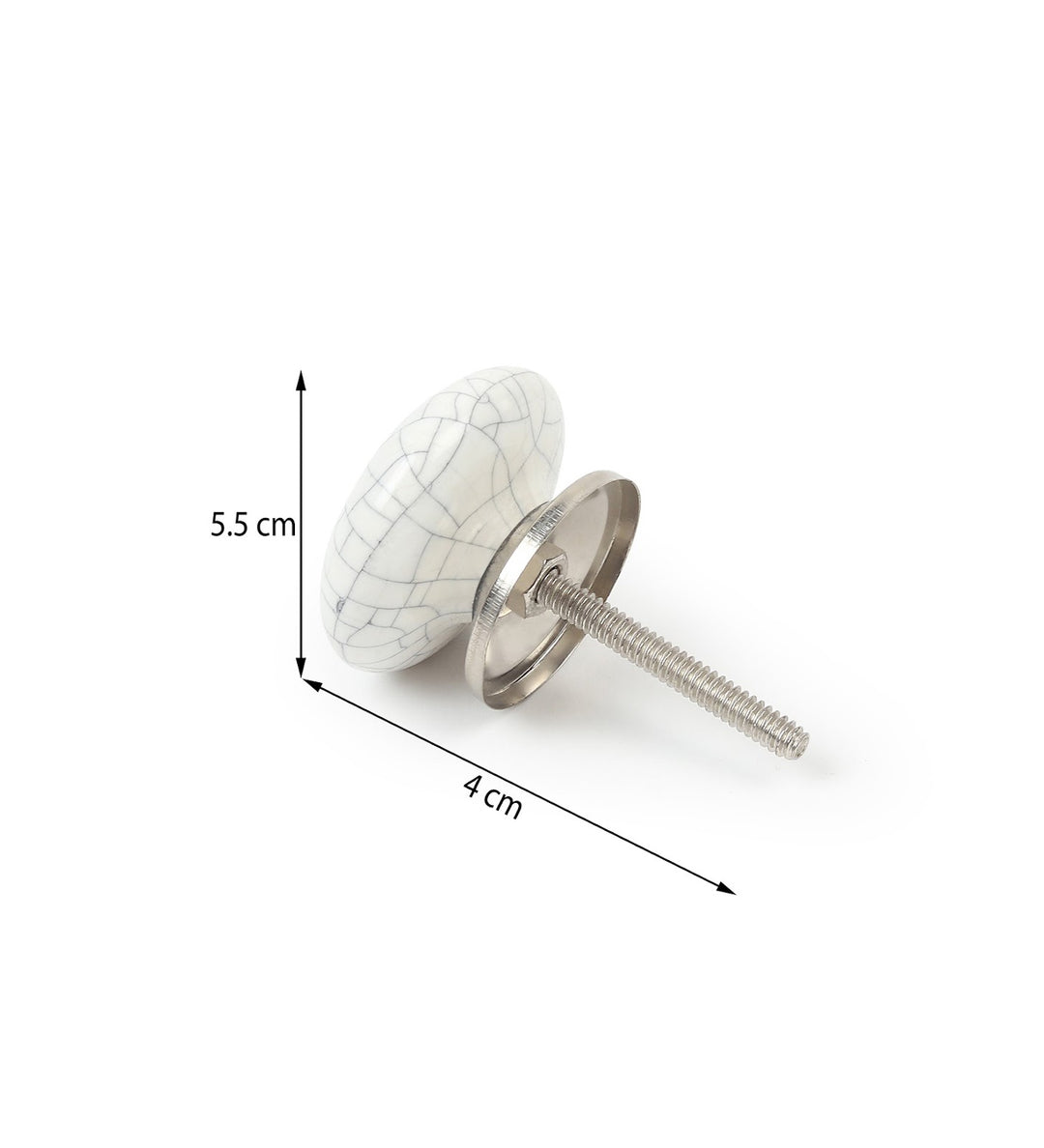Cressa Web Pattern Ceramic Cabinet Knobs Set of 6 view 3