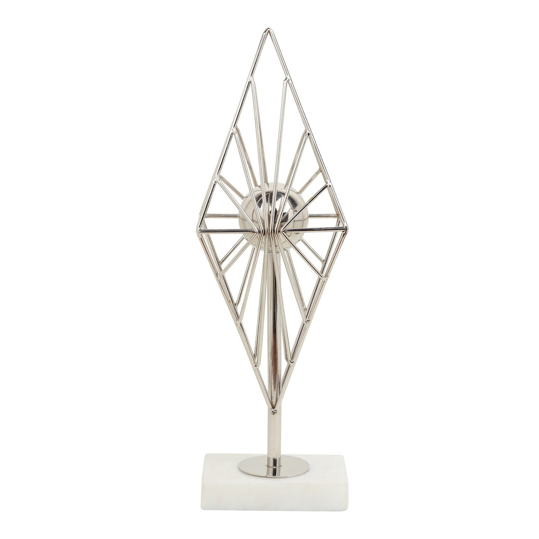Expobazaar Diamond Prism Decor in Silver