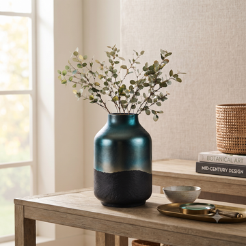 Glass Flower Vase | Rama Green