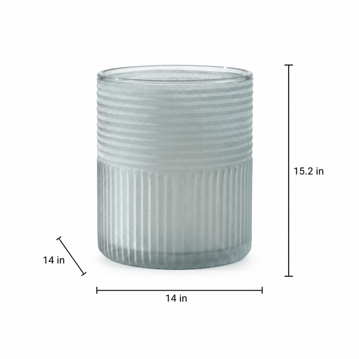 Glass Candle Holder, Sky