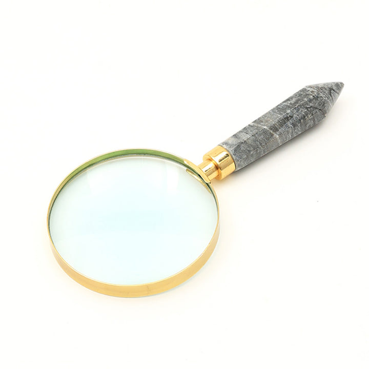 Rickon Marble Handle Handheld Table Magnifier