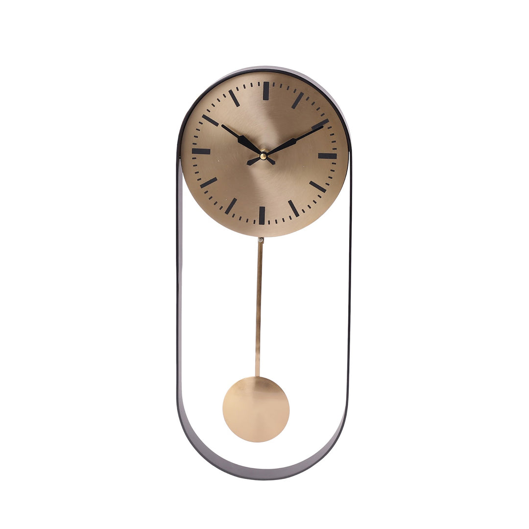 Expobazaar Gold Aluminium Analog Designer Pendulum Pendulum
