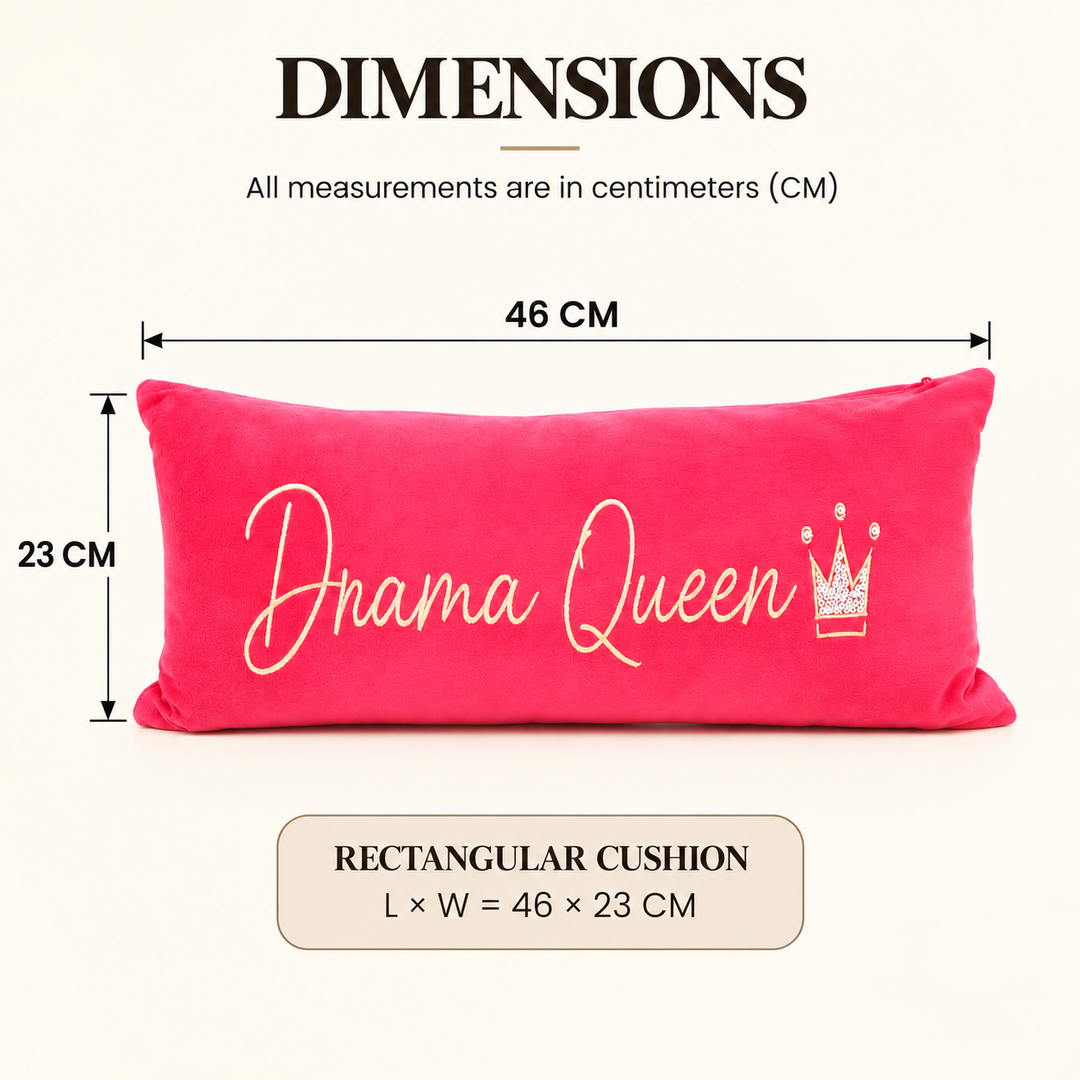 Drama Queen Velvet Lumbar Cushion, view 5