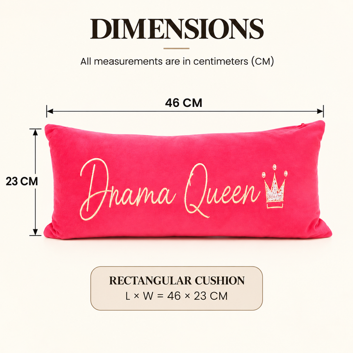 Drama Queen Velvet Lumbar Cushion, view 5