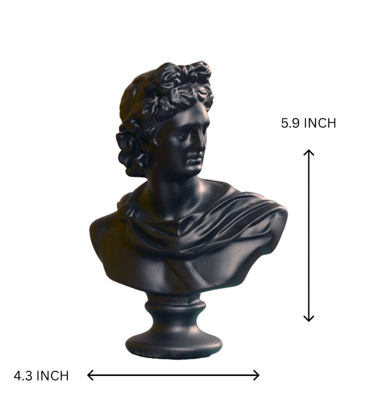 Expobazaar Classic David Bust Resin Sculpture for Elegant Decor