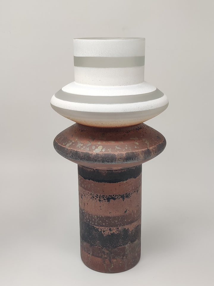 Expobazaar Chocolaty Antique Ring Opal Vase
