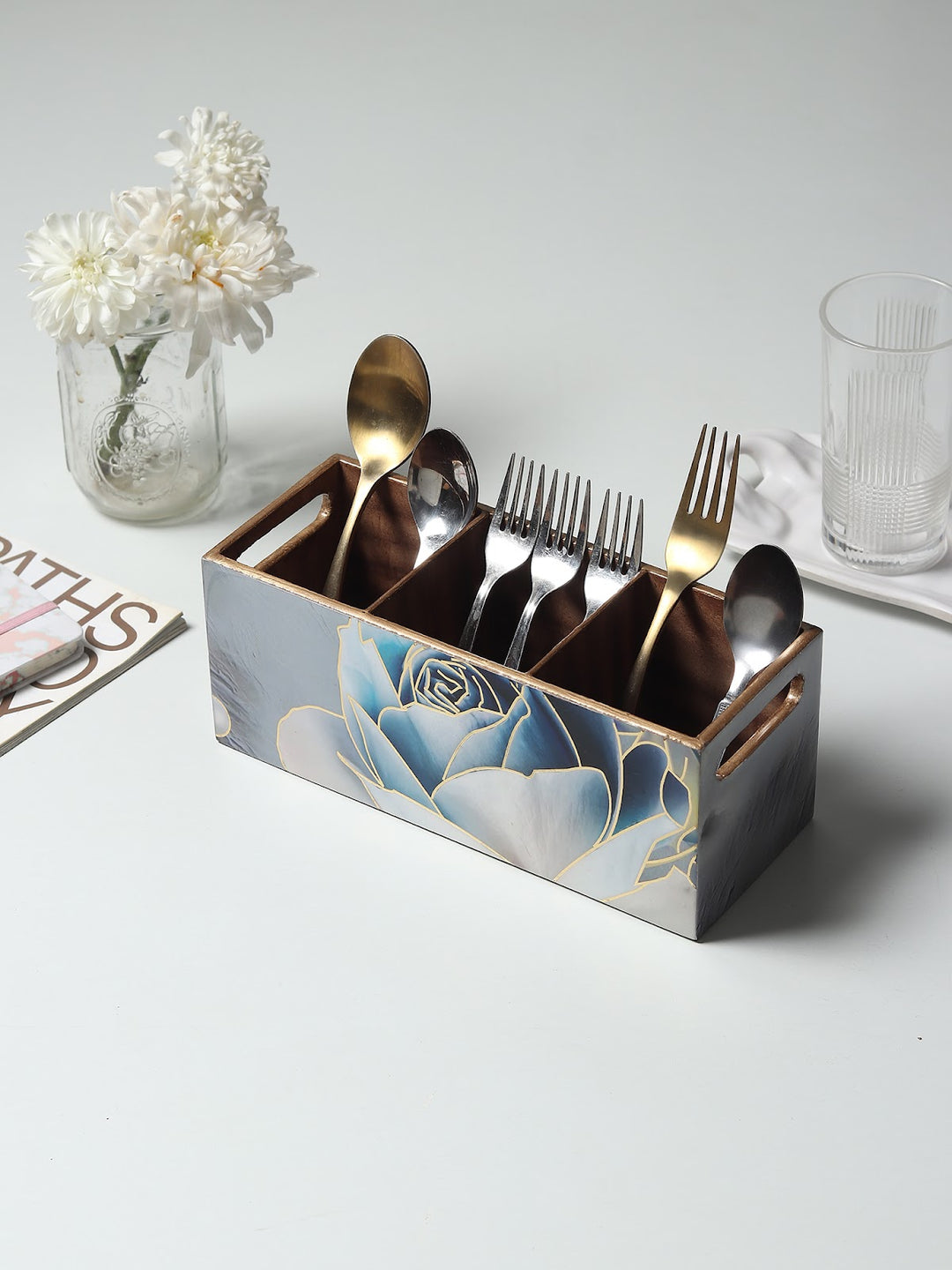 Expobazaar Azure Whisper Cutlery Holder