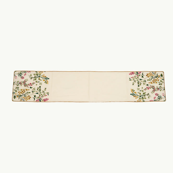 Wildflower Print and Embroidery Table Runner, View 2