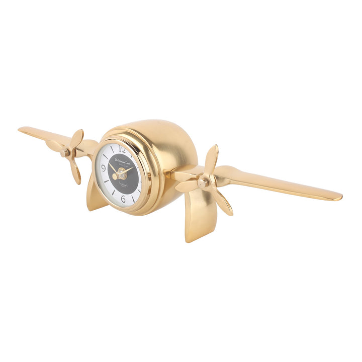 Expobazaar Skyward's Gold Iron Table Clock