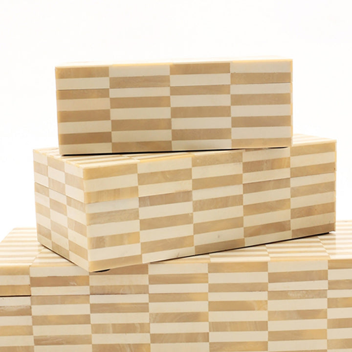 Ivory Inlay Decorative Storage Box Large