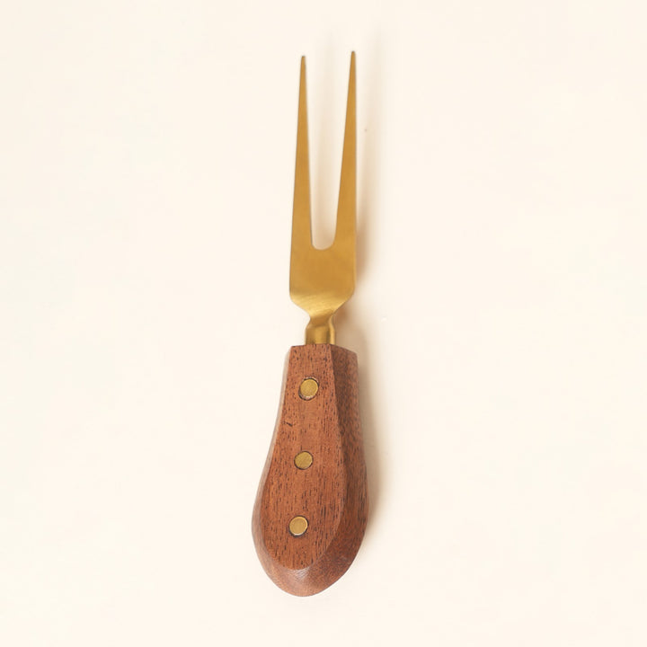 Cheese knife and spreader serving set