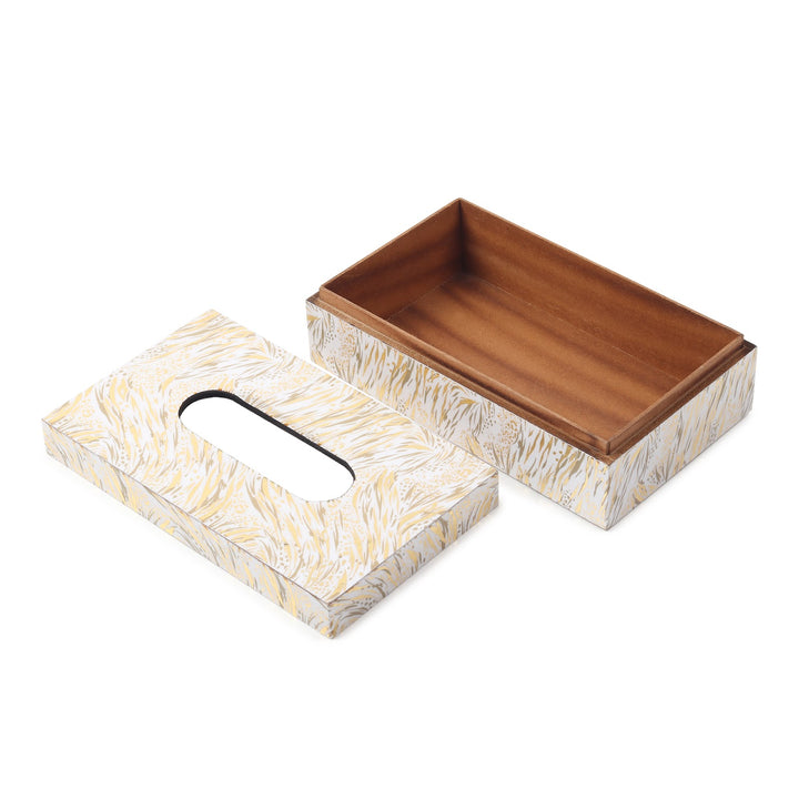 Expobazaar Zivra Gold Tissue Box