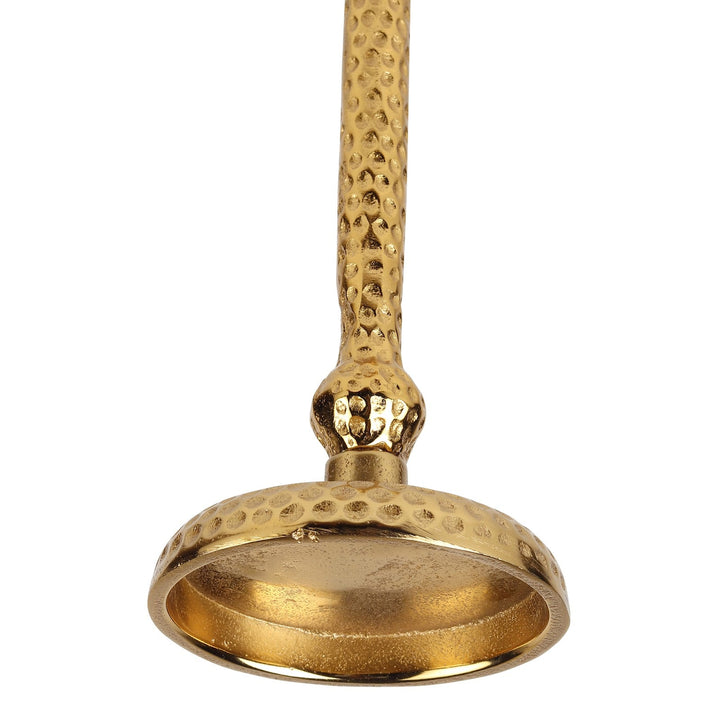 Expobazaar Harrington small gold candle holder
