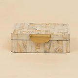 Marble Pattern Decorative Storage Box handcrafted in India
