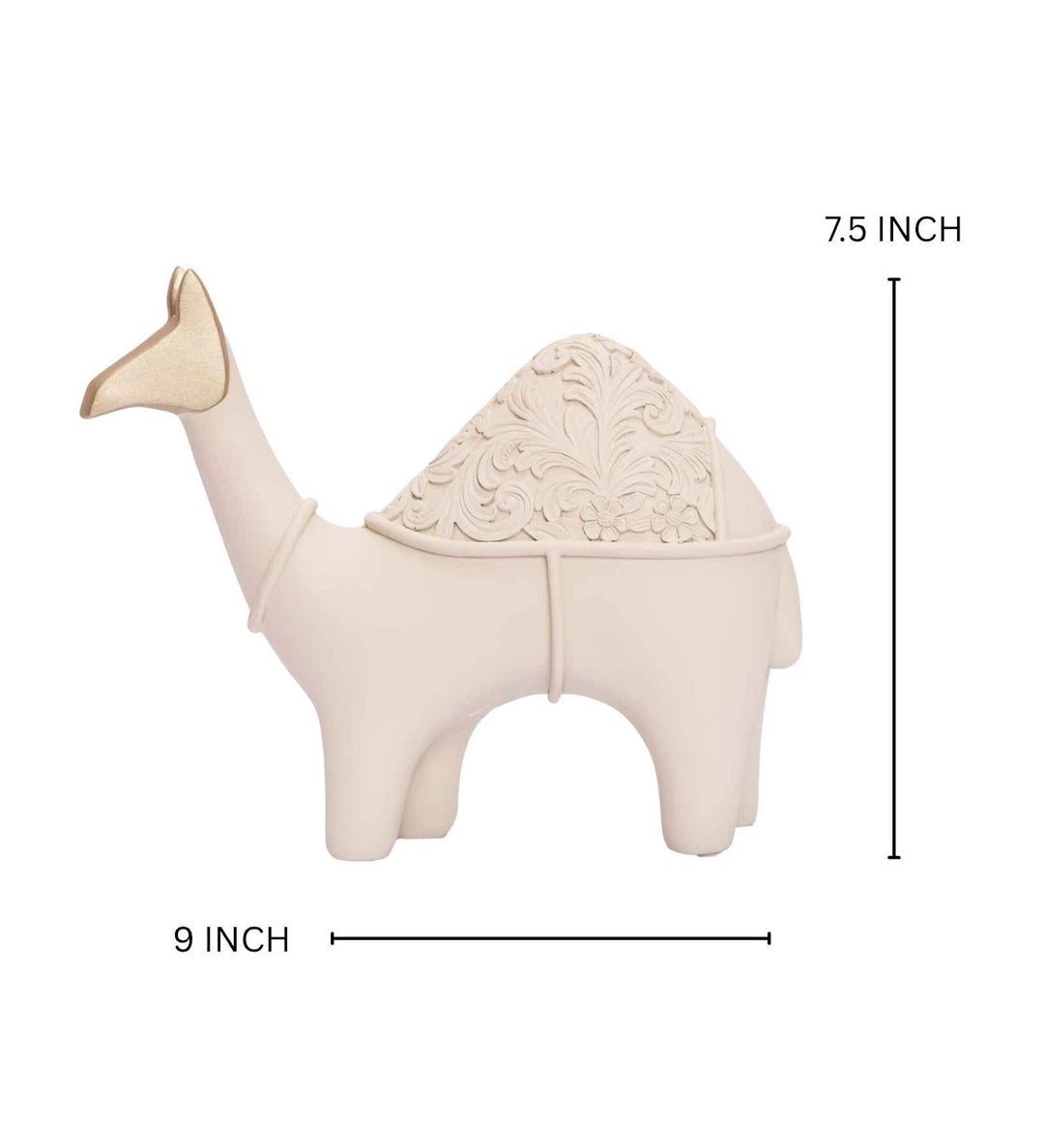Expobazaar Modern Deer Resin Sculpture for Contemporary Home Decor