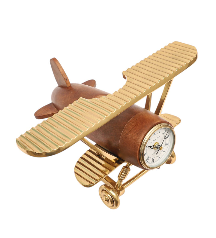 Expobazaar Meridians Sentinel Table Clock Gold