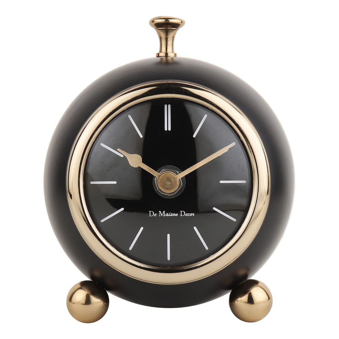 Expobazaar Sphere TimeKeeper table clock in Black