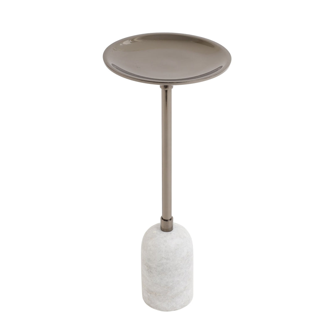Expobazaar Marble Pillar Candle Large Stand In Black