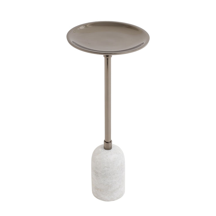 Expobazaar Marble Pillar Candle Large Stand In Black