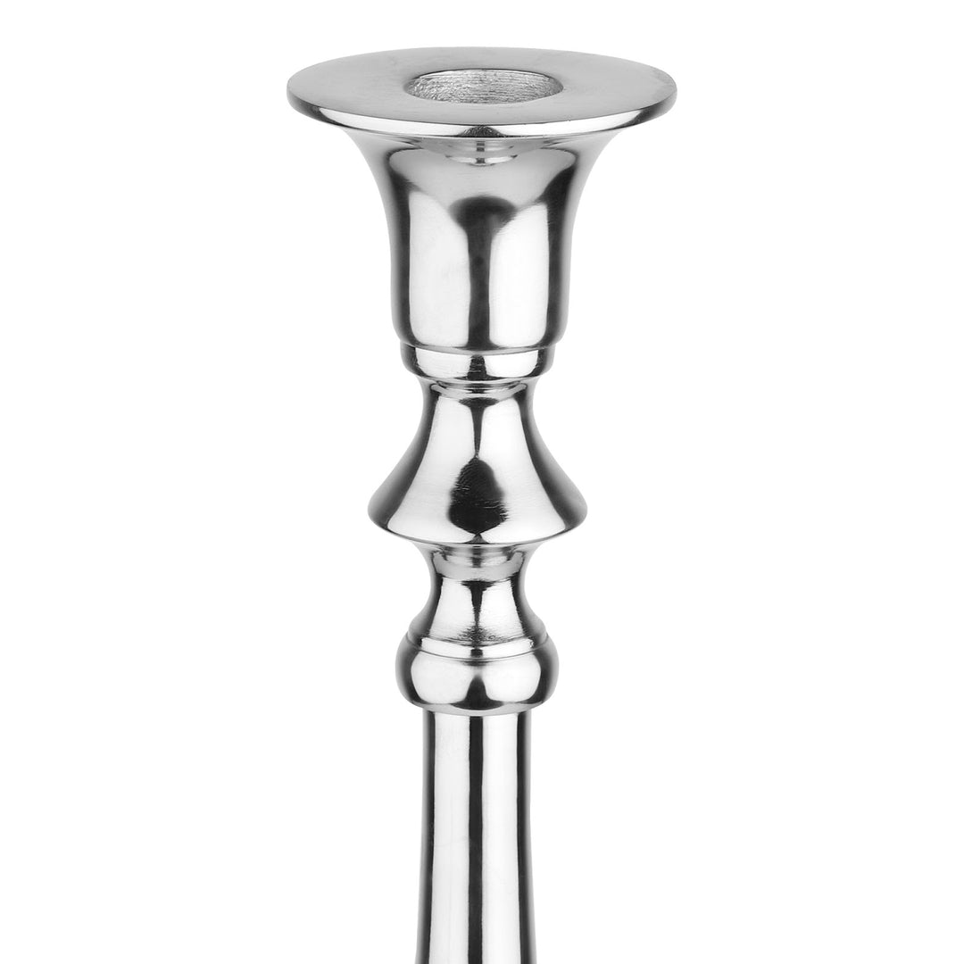 Expobazaar Valora Silver Candle Holder Small