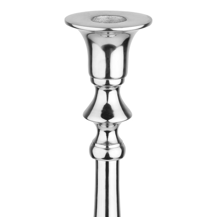 Expobazaar Valora Silver Candle Holder Small