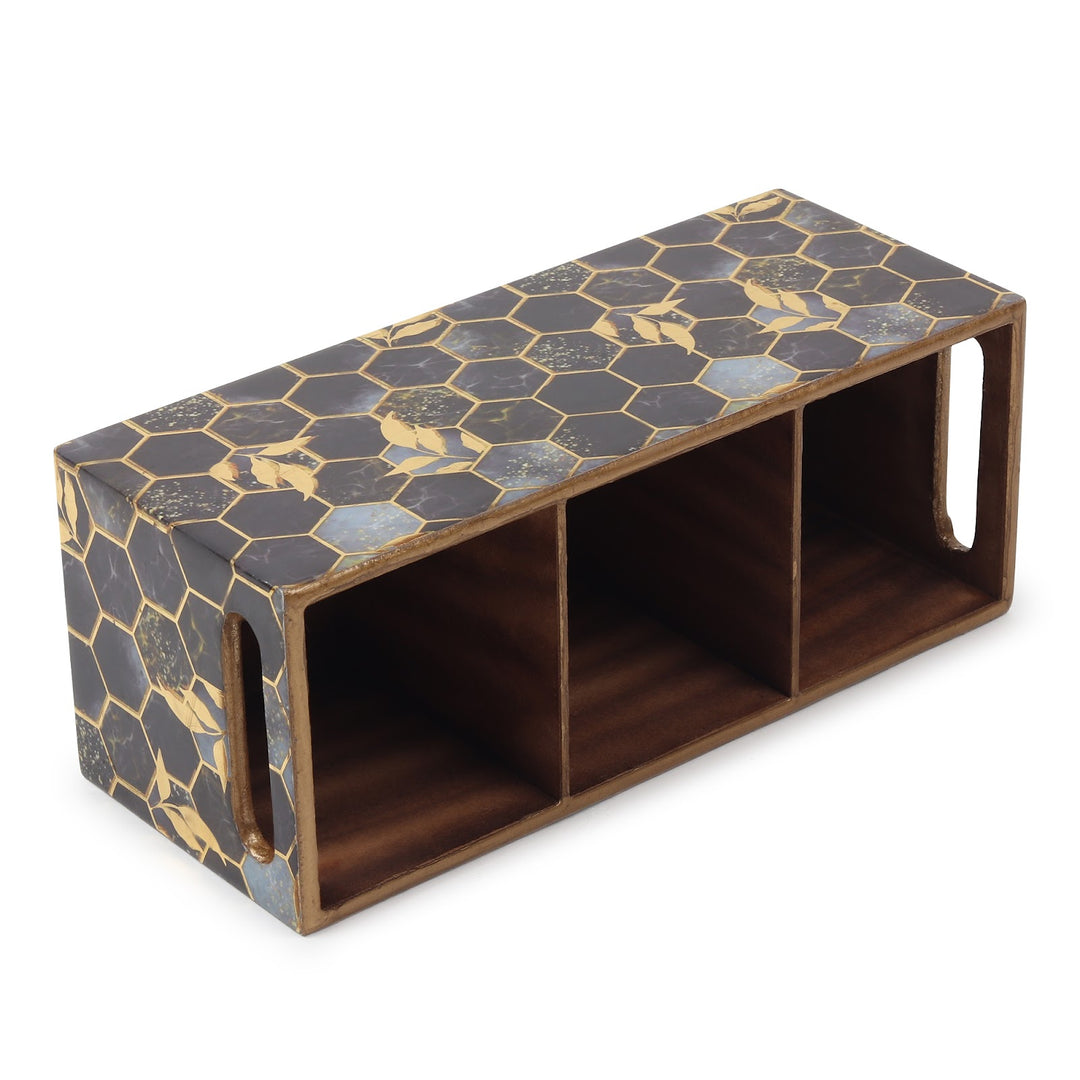 Expobazaar Gilded Hive Cutlery holder
