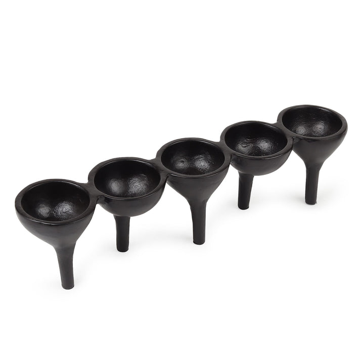 Expobazaar Rivera Candle & T-Light holder medium Black