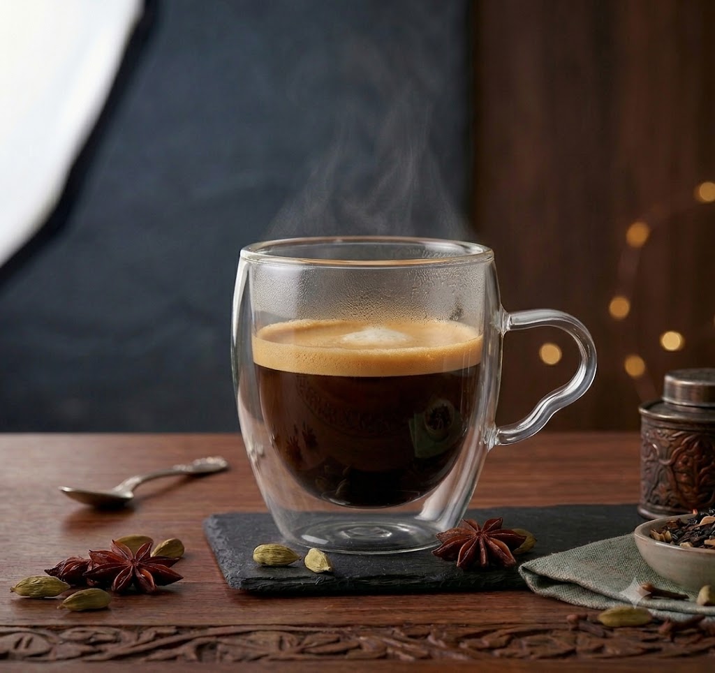 Double Wall Espresso Shot Mug in double-wall glass, 100 ml